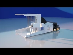 3 Fırçası Yığın Dönüştürme Makinesi Kağıt Koşu Palet Besleme