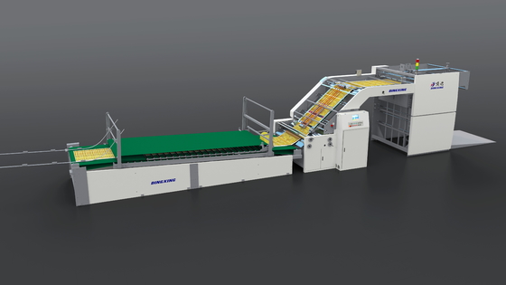 Oluklu 1450mm * 1450mm Yüksek Hızlı Flüt Laminasyon Makinesi DX-1450